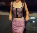 Dámský crop top A825 3