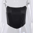 Dámský crop top bez ramínek 7