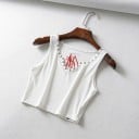 Dámský crop top bez rukávů B276 3