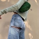 Dámský crop top na knoflíky 5