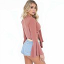 Dámský crop top na zavazování 3