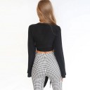 Dámský crop top na zavazování 7