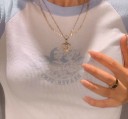 Crop top för kvinnor med änglar A1224 6