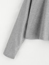 Dámský crop top s květinou J2851 11