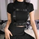 Crop top för kvinnor med remmar 3