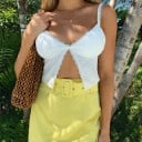 Dámský crop top s rozparkem 5