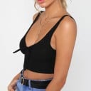 Dámský crop top s velkým výstřihem A1181 4