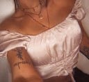 Crop top för damer med snörning B393 6