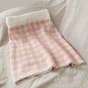 Conjunto de top corto, suéter y falda para mujer 5