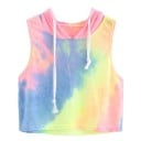 Sudadera con capucha y arcoíris para mujer 2