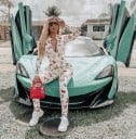 Elastisk jumpsuit för kvinnor med tryck 8