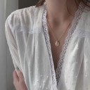 Kvinnors delikat halsband med hänge 4