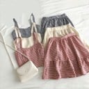Top y falda a cuadros para mujer 7