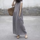 Rutig jumpsuit för kvinnor A2888 3