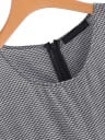 Rutig jumpsuit för kvinnor A2888 4