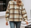 Suéter de cuadros para mujer 3