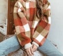Suéter de cuadros para mujer 7