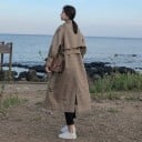Geruite trenchcoat voor dames 4