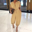 Skjorta jumpsuit för dam A2020 8