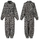 Långärmad skjorta jumpsuit för kvinnor 7