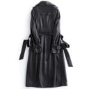 Dames leren jas P14391 2