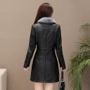 Dames leren jas P2309 7