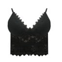 Dámský krajkový crop top A1190 8
