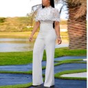 Spets jumpsuit B851 för kvinnor 4