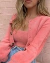 Suéter corto y esponjoso para mujer 3