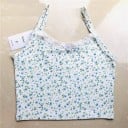 Dámský květovaný crop top 5
