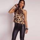 Top de leopardo para mujer A160 5
