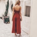 Sommar jumpsuit för kvinnor med slitsar A2151 4