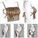 Top de verano para mujer con estampado de leopardo 4