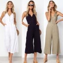 Tre fjärdedels jumpsuit för damer A2091 3