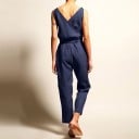Jumpsuit i linne för kvinnor 4