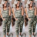 Kamouflage jumpsuit för kvinnor 2