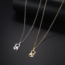 Damhalsband med katt D334 5