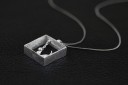 Damhalsband med katt G604 3