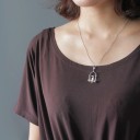Damhalsband med kanin D448 6