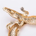 Damhalsband med krokodil 6