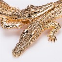 Damhalsband med krokodil 7