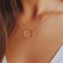 Damhalsband med ring M7 3