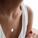 Damhalsband med ring M7 6