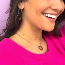 Damhalsband med ringar 4