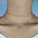 Damhalsband med ringar 6