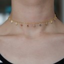 Damhalsband med ringar 7