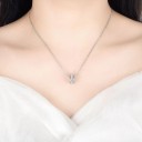 Damhalsband med cirkulärt hänge D514 6