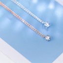 Damhalsband med kristall M26 3