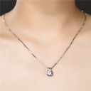 Damhalsband med kristall M29 2