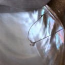 Damhalsband med kristall M43 5